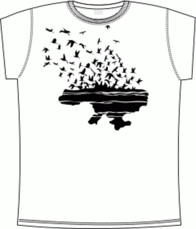 Украинские: Ukraine Birds White